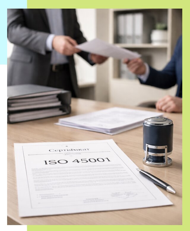 Сертификат ISO 45001 в Невинномысске под ключ от 46031 р. | Сертэкс